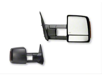OEM Style Extendable Powered Heated Towing Mirrors; Driver and Passenger Side (07-21 Tundra)