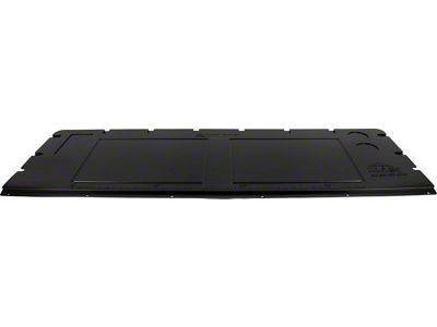 Overland Tailgate Table; Black; Divided Cutting Board (22-25 Tundra)