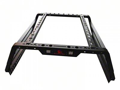 Overland Utility Bed Rack; Black (07-25 Tundra)