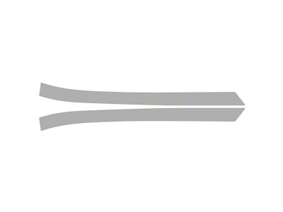 Paint Protection PPF Pre-Cut Kit; A-Pillar; Gloss (22-25 Tundra CrewMax, Excluding TRD Pro)