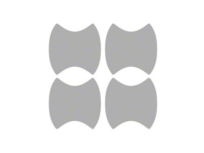 Paint Protection PPF Pre-Cut Kit; Door Handles; Gloss (22-25 Tundra CrewMax, Excluding TRD Pro)