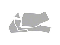 Paint Protection PPF Pre-Cut Kit; Driver Side Mirror; Gloss (22-26 Tundra CrewMax, Excluding TRD Pro)
