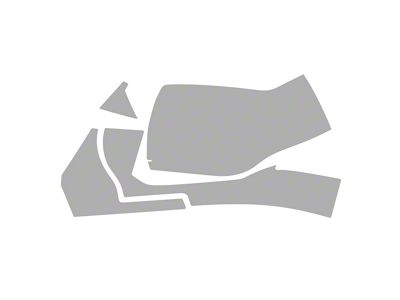 Paint Protection PPF Pre-Cut Kit; Driver Side Mirror; Gloss (22-25 Tundra Double Cab)