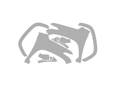 Paint Protection PPF Pre-Cut Kit; Fenders/Mirrors; Gloss (22-25 Tundra Double Cab)