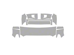 Paint Protection PPF Pre-Cut Kit; Front Bumper/Fenders/Hood/Mirrors; Gloss (14-21 Tundra)