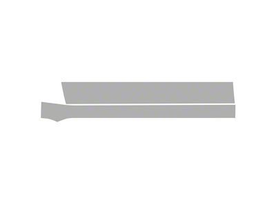 Paint Protection PPF Pre-Cut Kit; Front Driver Side Door Panel; Gloss (22-25 Tundra CrewMax, Excluding TRD Pro)