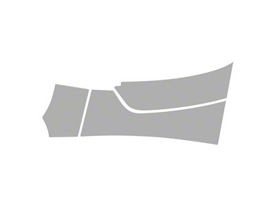 Paint Protection PPF Pre-Cut Kit; Front Driver Side Splash Guard; Gloss (22-25 Tundra CrewMax, Excluding TRD Pro)