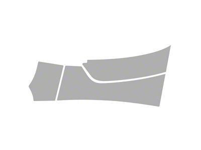 Paint Protection PPF Pre-Cut Kit; Front Driver Side Splash Guard; Gloss (22-25 Tundra Double Cab)