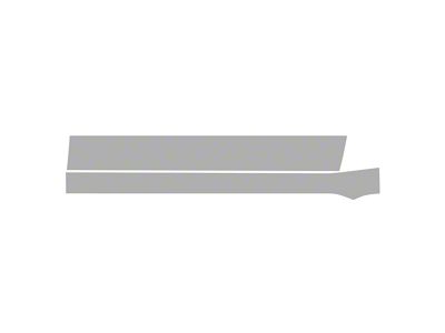 Paint Protection PPF Pre-Cut Kit; Front Passenger Side Door Panel; Gloss (22-25 Tundra CrewMax, Excluding TRD Pro)