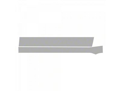 Paint Protection PPF Pre-Cut Kit; Front Passenger Side Door Panel; Gloss (22-25 Tundra Double Cab)