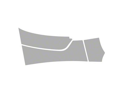 Paint Protection PPF Pre-Cut Kit; Front Passenger Side Splash Guard; Gloss (22-25 Tundra Double Cab)