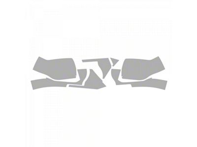 Paint Protection PPF Pre-Cut Kit; Mirrors; Gloss (22-25 Tundra Double Cab)