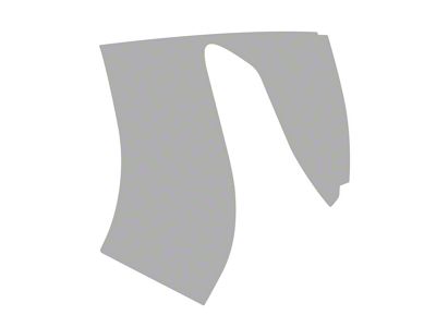 Paint Protection PPF Pre-Cut Kit; Passenger Side Fender; Gloss (22-25 Tundra Double Cab)