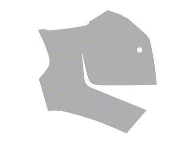 Paint Protection PPF Pre-Cut Kit; Passenger Side Front Bumper with 1-Sensor Cutout; Gloss (22-25 Tundra Double Cab)