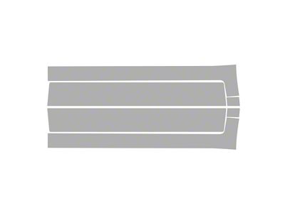 Paint Protection PPF Pre-Cut Kit; Rear Door Panels; Gloss (22-25 Tundra CrewMax, Excluding TRD Pro)