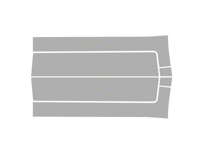 Paint Protection PPF Pre-Cut Kit; Rear Door Panels; Gloss (22-25 Tundra Double Cab)