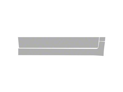 Paint Protection PPF Pre-Cut Kit; Rear Driver Side Door Panel; Gloss (22-25 Tundra CrewMax, Excluding TRD Pro)