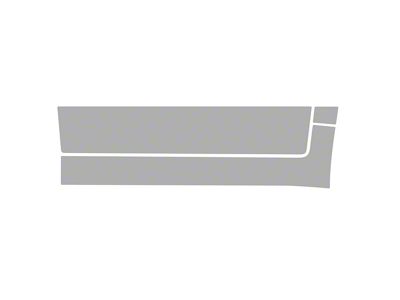 Paint Protection PPF Pre-Cut Kit; Rear Driver Side Door Panel; Gloss (22-25 Tundra Double Cab)