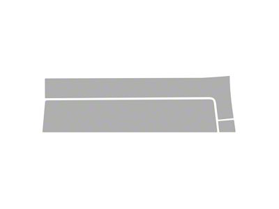 Paint Protection PPF Pre-Cut Kit; Rear Passenger Side Door Panel; Gloss (22-25 Tundra Double Cab)