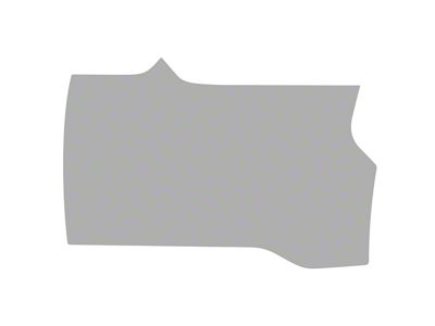 Paint Protection PPF Pre-Cut Kit; Rear Passenger Side Splash Guard; Gloss (22-25 Tundra CrewMax, Excluding TRD Pro)