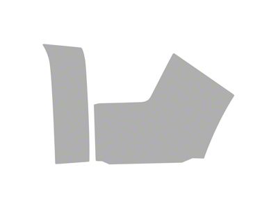 Paint Protection PPF Pre-Cut Kit; Top Driver Side Bumper; Gloss (22-25 Tundra Double Cab)
