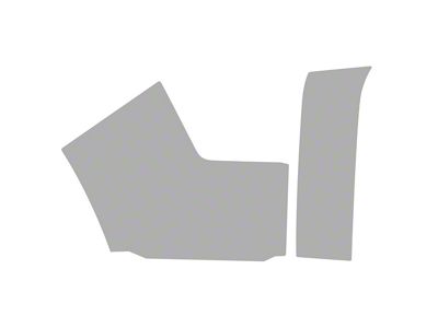 Paint Protection PPF Pre-Cut Kit; Top Passenger Side Bumper; Gloss (22-25 Tundra Double Cab)