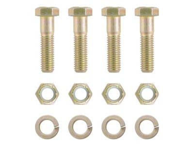 Pintle Mount Hardware Kit; Yellow Zinc