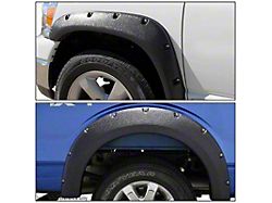 Pocket Rivet Style Fender Flares; Black (07-13 Tundra w/o Factory Mud Flaps)