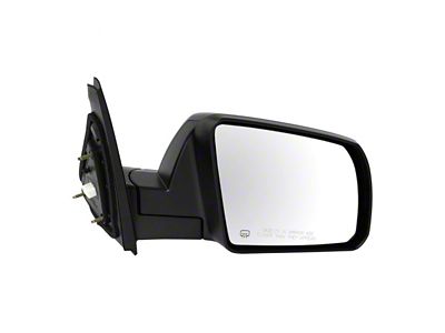 Powered Heated Manual Folding Mirror; Paint to Match Black; Passenger Side (07-13 Tundra)