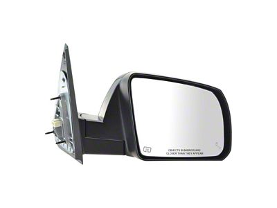 Powered Heated Mirror with Blind Spot Detection; Paint to Match Black; Passenger Side (14-17 Tundra)