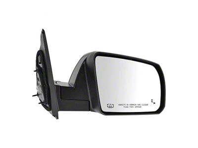 Powered Heated Mirror; Textured Black; Passenger Side (14-15 Tundra)
