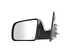 Powered Heated Mirror with Blind Spot Detection; Paint to Match Black; Driver Side (14-17 Tundra)