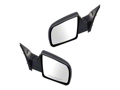 Powered Heated Mirrors; Paint to Match Black (14-21 Tundra)
