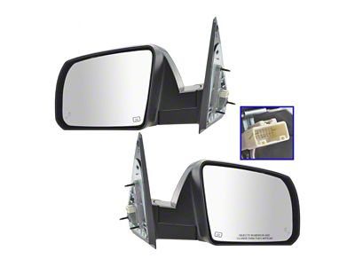 Powered Heated Mirrors with Blind Spot Detection; Paint to Match Black (14-17 Tundra)