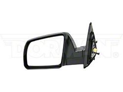 Powered Non-Heated Side Mirror; Driver Side; Black (07-11 Tundra)