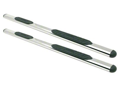 Premier 4 Oval Nerf Side Step Bars with Mounting Kit; Stainless Steel (07-21 Tundra CrewMax)
