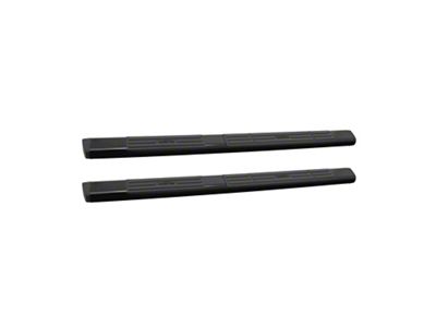 Premier 6 Oval Nerf Side Step Bars with Mounting Kit; Black (07-21 Tundra Double Cab)
