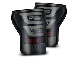 PRO-Series LED Tail Lights; Jet Black Housing; Smoked Lens (07-13 Tundra)