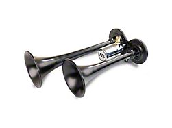 ProBlaster Compact Dual Air Horn System; Chrome (Universal; Some Adaptation May Be Required)