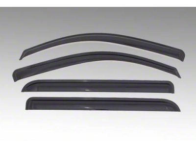 Rain Guards; Smoke (07-21 Tundra Double Cab)