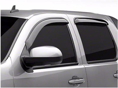 Rain Guards; Smoke (22-25 Tundra CrewMax)