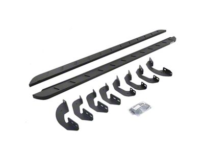 Go Rhino RB10 Slim Running Boards; Textured Black (22-25 Tundra CrewMax)