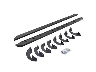 Go Rhino RB10 Slim Running Boards; Textured Black (07-21 Tundra Double Cab)