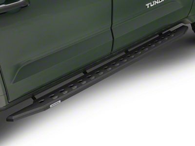 Go Rhino RB20 Slim Running Boards; Textured Black (22-25 Tundra CrewMax)