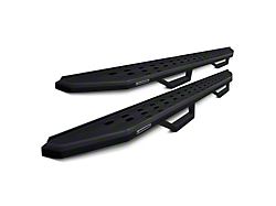 Go Rhino RB20 Running Boards with Drop Steps; Protective Bedliner Coating (22-26 Tundra Double Cab)