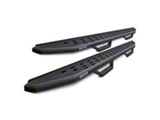 Go Rhino RB20 Running Boards with Drop Steps; Textured Black (22-26 Tundra Double Cab)