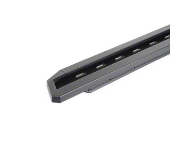Go Rhino RB30 Running Boards with Drop Steps; Textured Black (22-25 Tundra Double Cab)