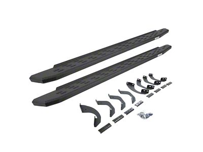Go Rhino RB30 Running Boards; Protective Bedliner Coating (22-25 Tundra Double Cab)