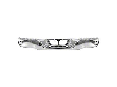 Replacement Rear Bumper; Pre-Drilled for Backup Sensors; Chrome (07-13 Tundra)