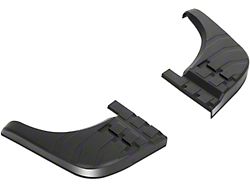 Rear Bumper Step Pads; Matte Black (07-13 Tundra w/o Offroad Package)